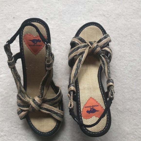 Rope heel wedge sandals - Picture 7 of 9